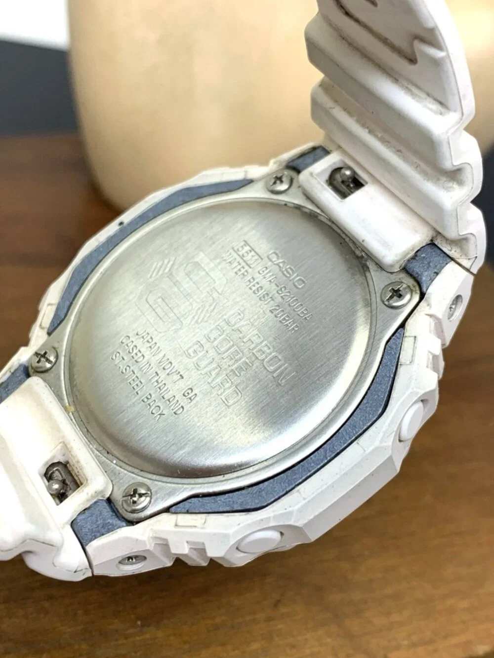 Casio G-Shock Women's Watch GMAS2100 Quartz Blush Resin Analog Digital 43mm 5611
